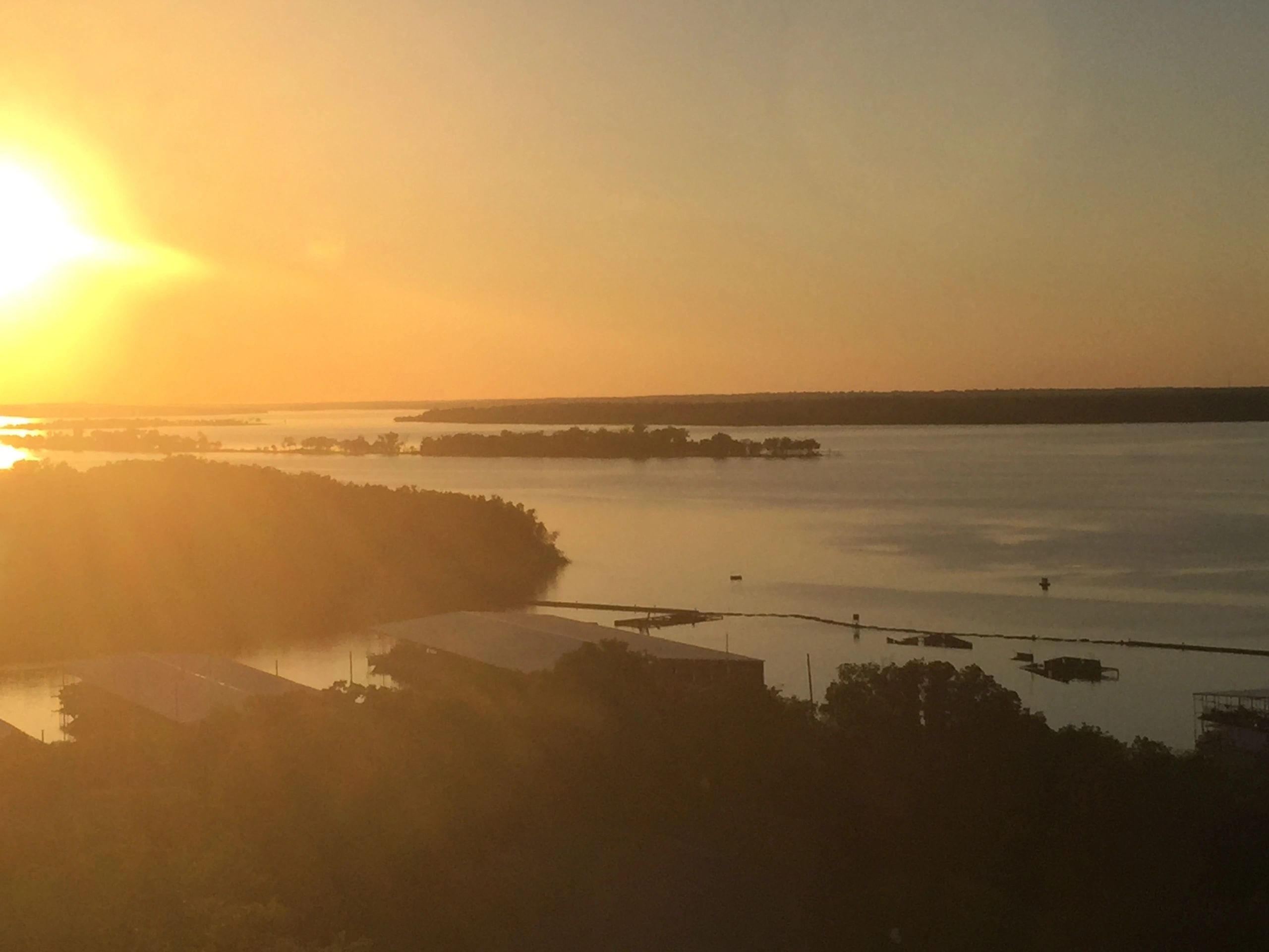 View across Lake Texoma